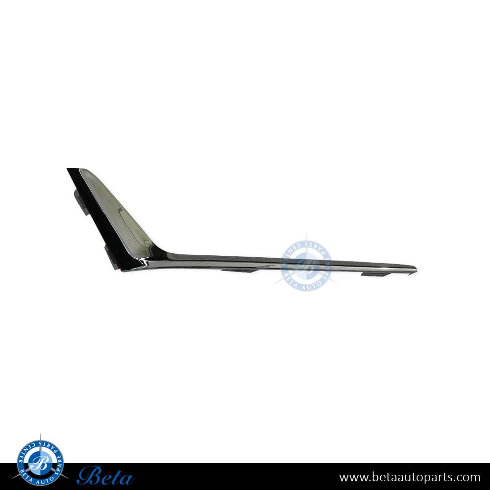 Right Side Front Bumper Lower Grille Upper Chrome Moulding - Luxury for BMW 3 Series G20 2019-2022 models, Part Number 51117471522 Right Side Front Bumper Lower Grille Upper Chrome Moulding - Luxury for BMW 3 Series G20 2019-2022 models, Part Number 51117471522